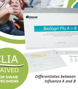 BioSign® Flu A + B, 25 tests/kit, REF #BSP-510-25