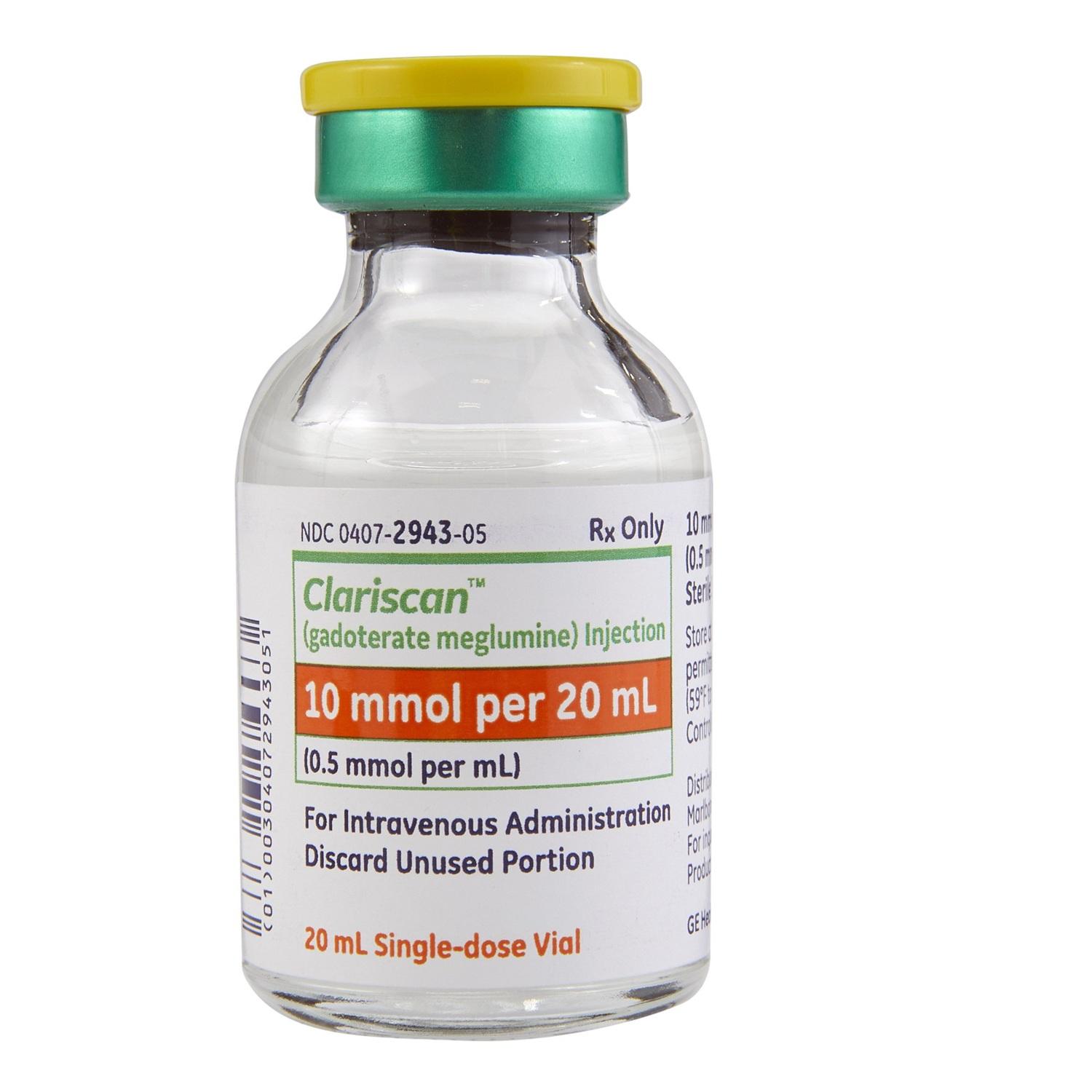 CLARISCAN SF 0.5MMOL/ML 10X20ML - CS/10